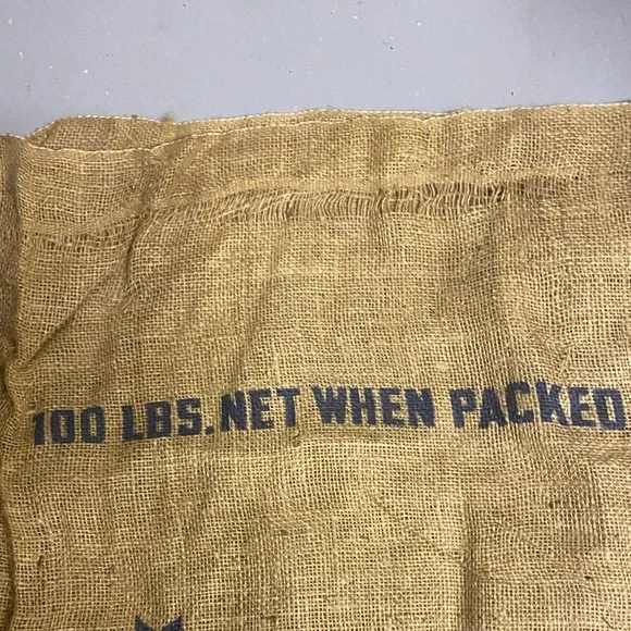 Vintage Dover Wheat Shorts Burlap Sack - Picture 6 of 7